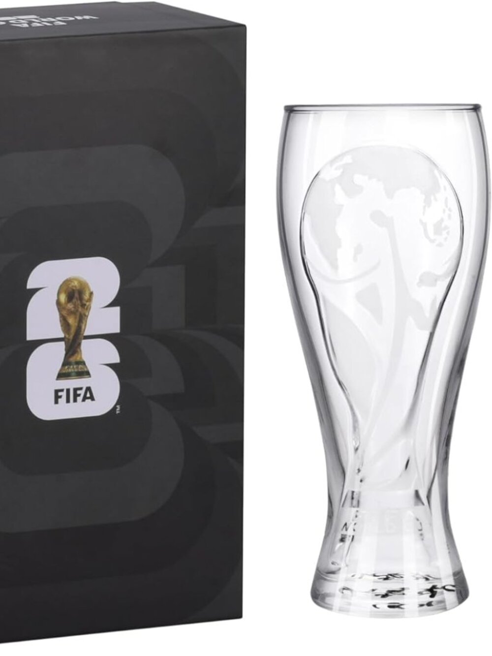 NEW FIFA World Cup 2026 Edition 17oz Pilsner Glass & Trophy Bottle Opener